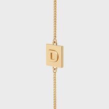 Women Alphabet D Bracelet - Gold