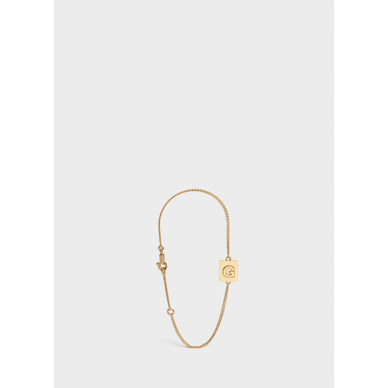 Women Alphabet G Bracelet - Gold