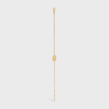 Alphabet G Bracelet - Gold