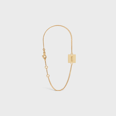 Alphabet I Bracelet - Gold