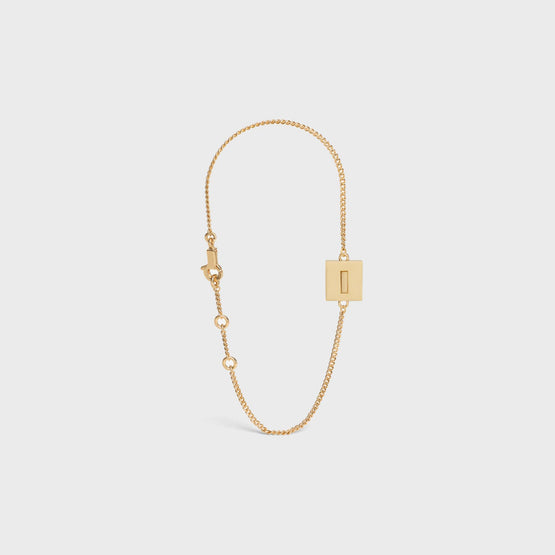 Women Alphabet I Bracelet - Gold