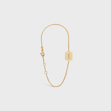 Alphabet I Bracelet - Gold