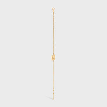 Alphabet K Bracelet - Gold