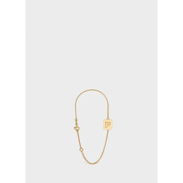 Women Alphabet P Bracelet - Gold