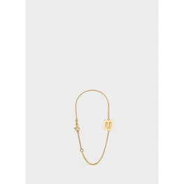 Women Alphabet U Bracelet - Gold