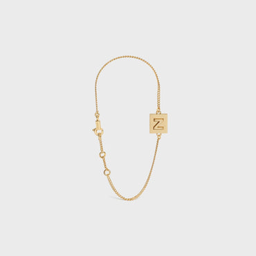 Alphabet Z Bracelet - Gold