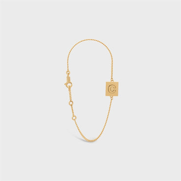 Alphabet C Bracelet - Gold