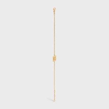 Alphabet H Bracelet - Gold