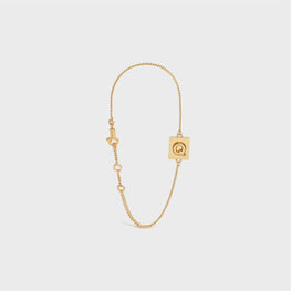 Women Alphabet Q Bracelet - Gold