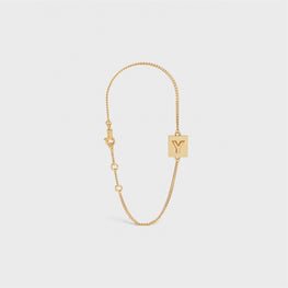 Women Alphabet Y Bracelet - Gold