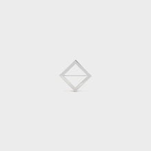 Celine Square Brooch - Silver