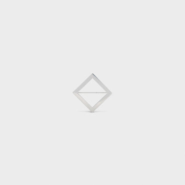 Celine Square Brooch - Silver