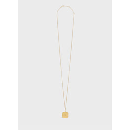 Women Celine Separables Triomphe Plate Pendant - Gold