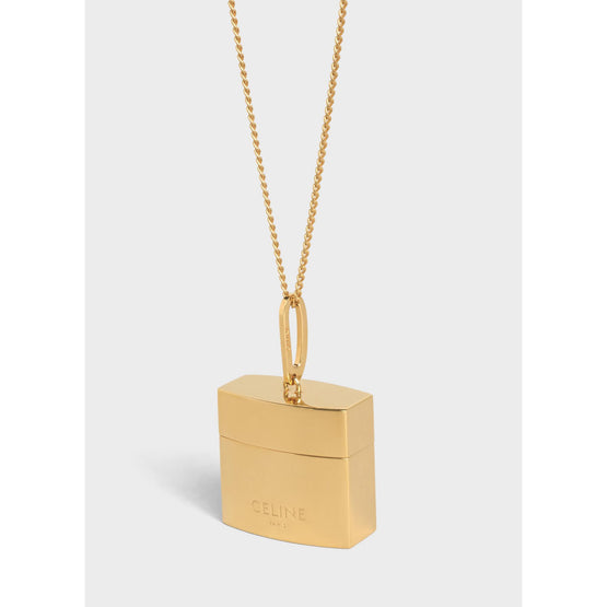 Women Celine Separables Box Pendant - Gold