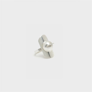 Teen Knight Poem Helmet Ring Sterling Silver - Silver