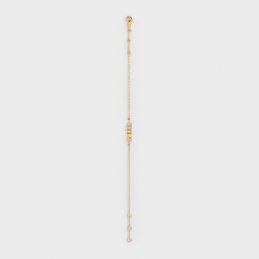 Celine Typo Bracelet - Gold