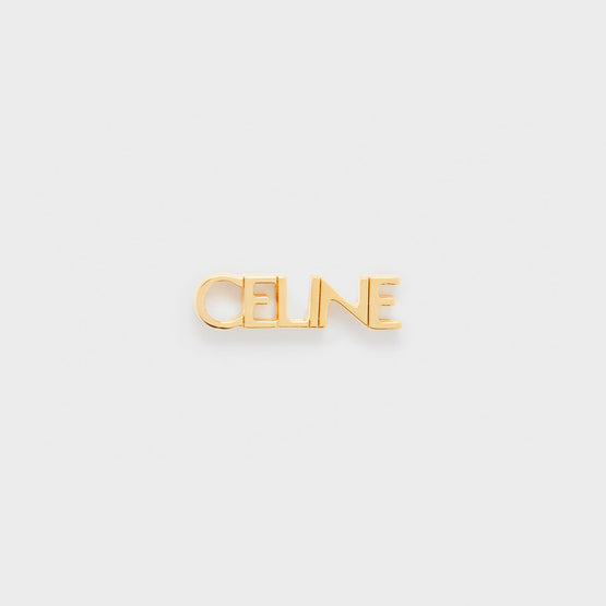 Women Celine Typo Stud - Gold