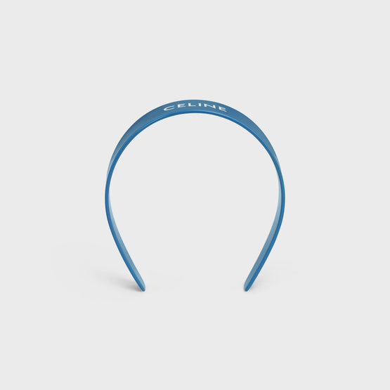 Women Celine Headband - Blue/Off White