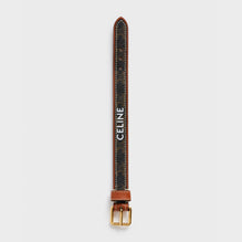 Triumph Canvas Leather Bracelet - Gold/Tan