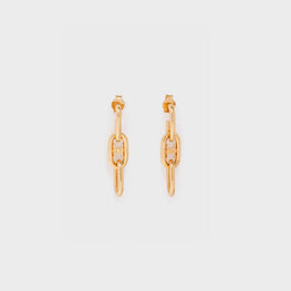 Women Triumph Dangling Earrings - Gold