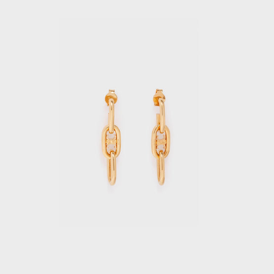 Women Triumph Dangling Earrings - Gold