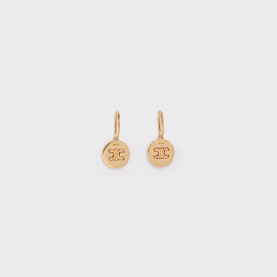 Women Triumph Swivel Earrings - Gold