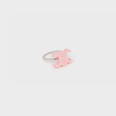 Celine Baby Triomphe Ring - Gold/Pink