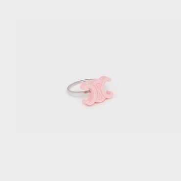 Celine Baby Triomphe Ring - Gold/Pink