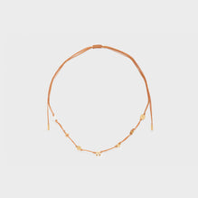 Women Celine Beach Multi Necklace - Gold/Tan