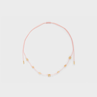 Celine Beach Multi Necklace - Gold/Pink