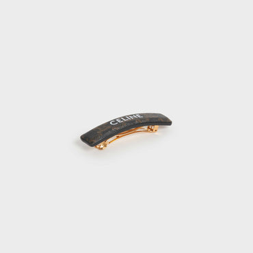 Celine Hair Clip - Gold/Tan