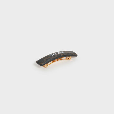 Celine Hair Clip - Gold/Tan