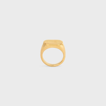 Celine Signet Ring - Gold
