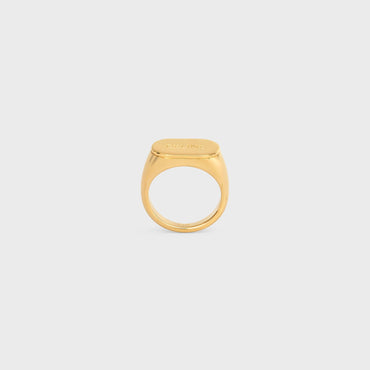 Celine Signet Ring - Gold