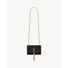 Small Kate Tassel Chain Bag - Nero