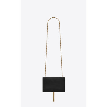 Small Kate Tassel Chain Bag - Nero