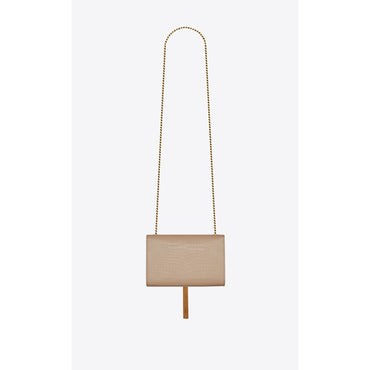 Small Kate Tassel Chain Bag - Dark Beige