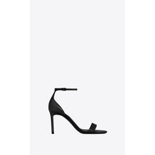 Amber 85 Ankle Strap Sandal - Nero