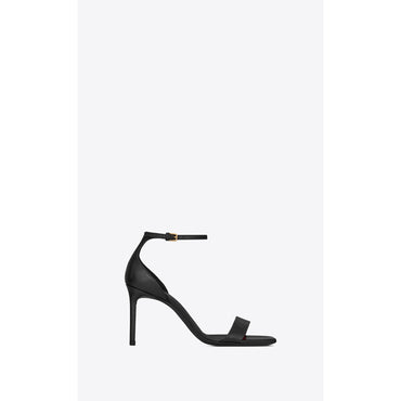 Amber 85 Ankle Strap Sandal - Nero