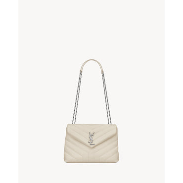 Small Loulou Chain Bag - Crema Soft