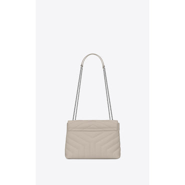 Small Loulou Chain Bag - Crema Soft