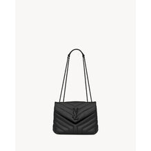 YSL BO MNG LOULOU S VITELLO PI - NERO/NERO