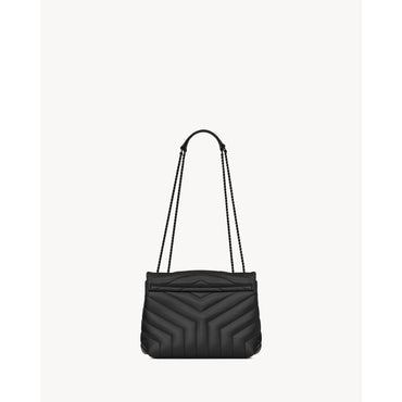 YSL BO MNG LOULOU S VITELLO PI - NERO/NERO