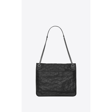 Large Niki Chain Bag - Nero