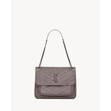 Large Niki Chain Bag - Fog