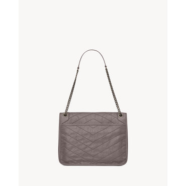 Large Niki Chain Bag - Fog
