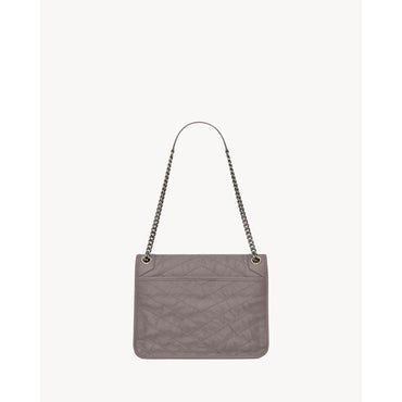 Medium Niki Chain Bag - Fog