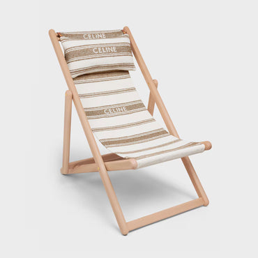 Deck Chair - Brown/Beige