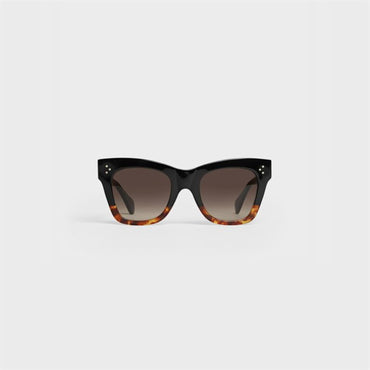 Cat Eye S004 Sunglasses - Black/Havana