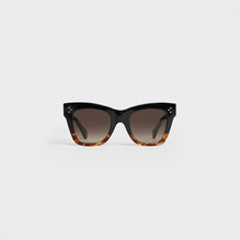 Women Cat Eye S004 Sunglasses - Black/Havana